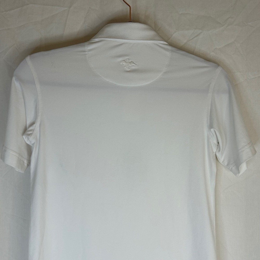 Harletons Boys White Tailored Fit Polo Shirt Size S (7-8) Short Sleeve - Picture 10 of 11